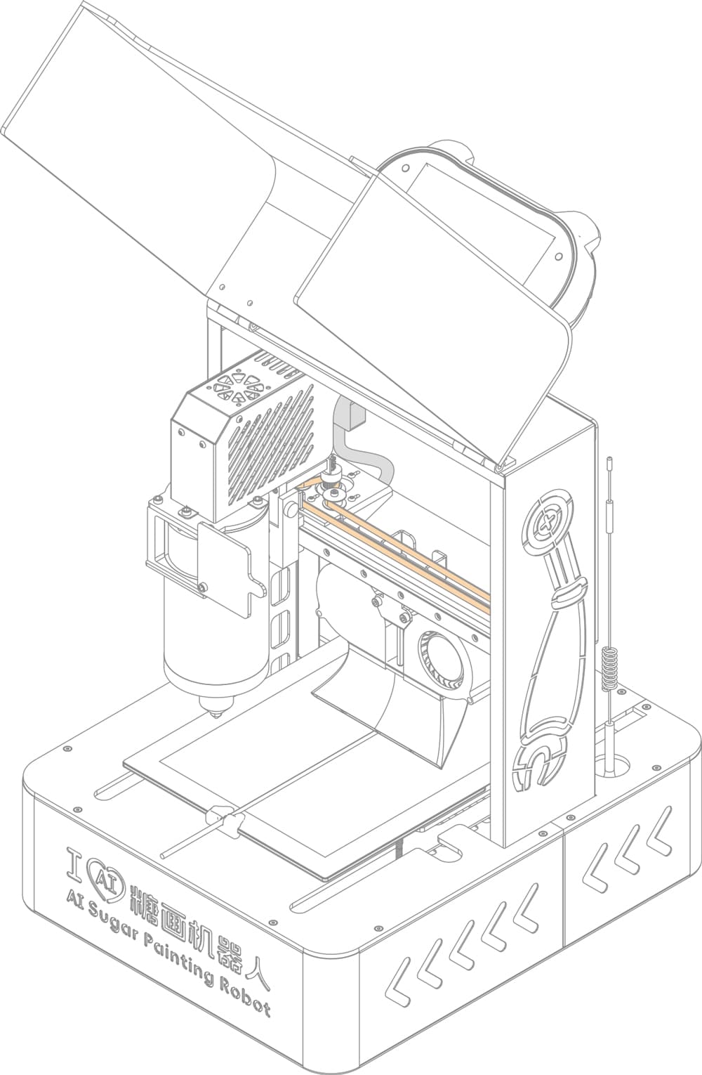 AI糖画机器人